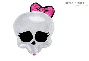 Monster High Skullette Badge Jr. Foil Balloon Party Supplies FAST SHIPPING - Picture 1 of 1