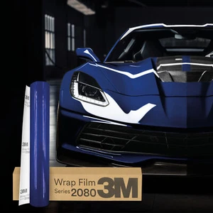3M Wrap Film Series 2080 Car Wrapping Folie 30x152cm G378 Gloss Blue Raspberry - Bild 1 von 5