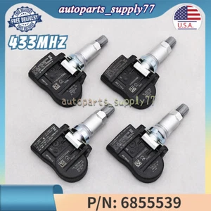 Set 4 Tire Pressure Sensor 6855539 For BMW M2 M3 M4 X1 X5 X6 Mini Cooper TPMS US - Picture 1 of 8