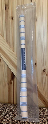 Vintage Ralph Lauren Wallpaper Striped Stripe Yellow Blue One Double Roll 60.75 - Image 1 of 4