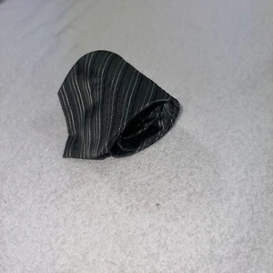 Mens Gray Concepts By Claiborne Handmade Striped 100% Silk Tie NWOT 4”W 59”L - Picture 1 of 8