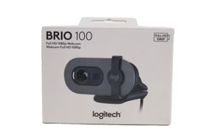 Logitech - Brio 100 - 1080p Full HD Webcam for Meetings and Streaming - Graphite - Afbeelding 1 van 4