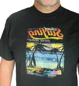 Tropical Surfing Pro Tour Hawaii Black Surf T-shirt World League Large L - Picture 1 of 8