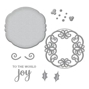 Spellbinders Die ~ JOY FLOURISH DOILY ~ S5-532 - Picture 1 of 7