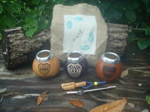 Argentina Mate - Boca Juniors - Boca de Paja - Cuchara Yerba Mate BONO Bolsa Yute - Imagen 1 de 12