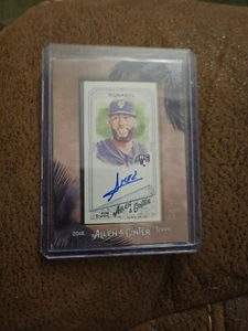 2018 TOPPS ALLEN & GINTER FRAMED MINI AMED ROSARIO AUTOGRAPH RC METS RAYS - Picture 1 of 2