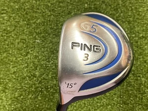 PING G5 15* 3 Madera Derecha Ping para Zurdos TFC 100 F Grafito Rígido (B22) - Imagen 1 de 6