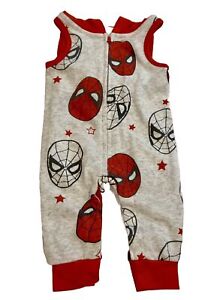 0-3m Baby Junge Spider-Man Marvel Pullover Outfit Kapuze Superheld Comicbuch Kostüm