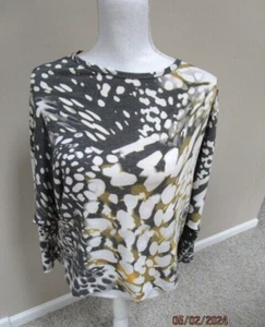 Clara Sun Woo Women's Multicolor Top Long Sleeves Size PM - Picture 1 of 4