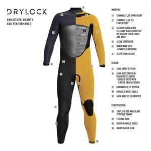 Wetsuit Xcel Drylock 5/4mm Large Mens Steamer Wetsuit - Picture 1 of 3