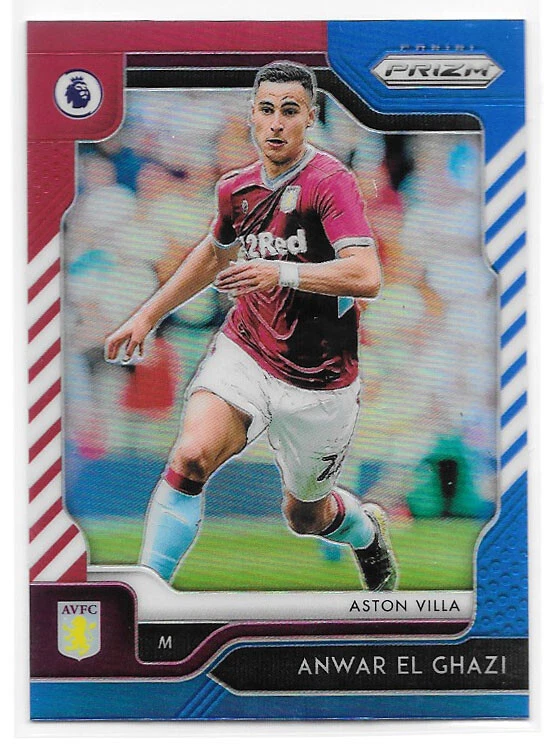 2019 Panini Prizm Anwar El Ghazi Red White & Blue #271 EPL Aston Villa - Image 1 of 1