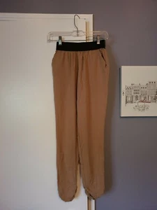 Women's Vintage Harem Pants - Love Ady - Size XS - Tan/black - Picture 1 of 9