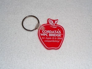 Cordata's WPC Bridge for Apple II & IBM Compatibility Rare Unique Keychain - Picture 1 of 3