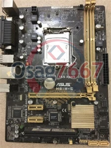 Placa madre 1 PC ASUS H81M-C DDR3-1600 MicroATX SATA-III 6Gb/s Intel LGA1150 - Imagen 1 de 3