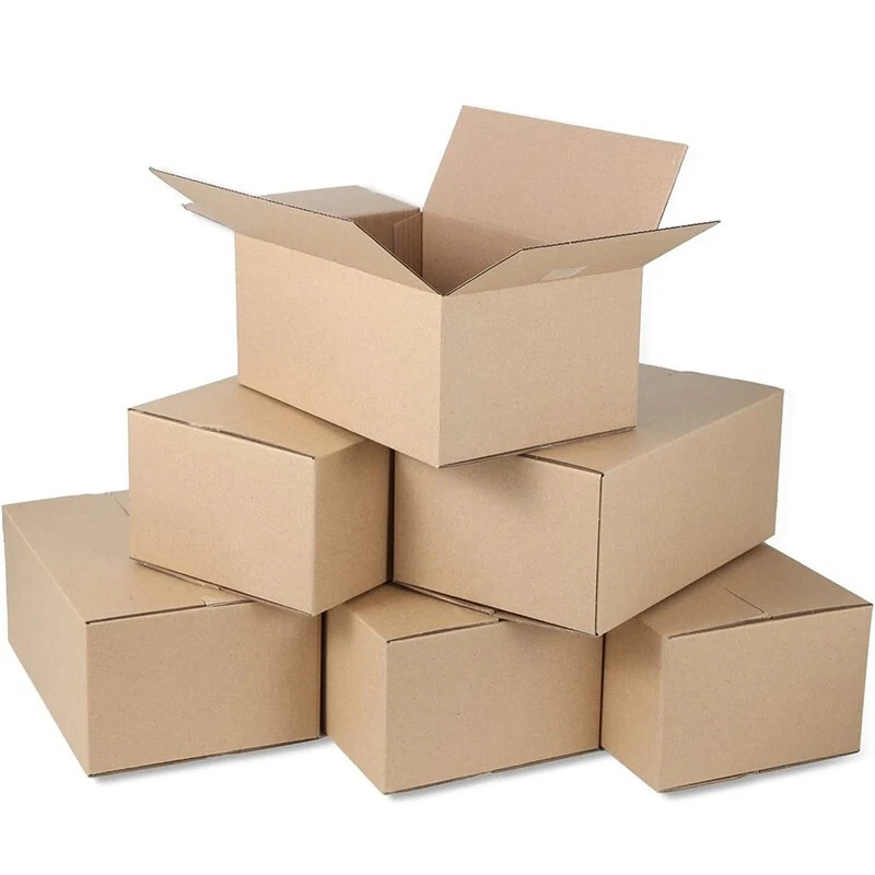 Small transport box 9x7x4, 10/20 pcs | for packaging, handling, mailing, brown - Image 1 of 4