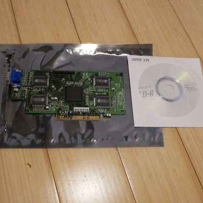 Diamond Viper V330 nVidia RIVA 128 4MB AGP NLX Video Card Driver CD - Tested 15 - Image 1 of 4
