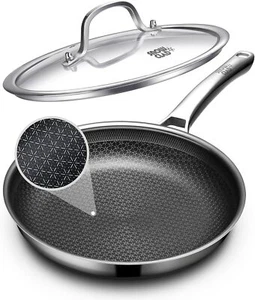 12 inch Hybrid Frying Pans Nonstick,non stick Stainless Steel Skillets, - Picture 1 of 6