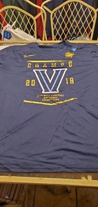 Villanova Wildcats Nike Dri-fit 2018 NCAA National Champion Basketball shirt XXL - Picture 1 of 5