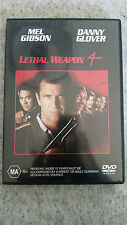 DVD - LETHAL WEAPON 4 - REGION 4 - EXCELLENT CONDITION