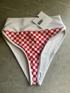 Pantalones de bikini a cuadros Beach Riot Emmy S nuevos con etiquetas - Imagen 1 de 5