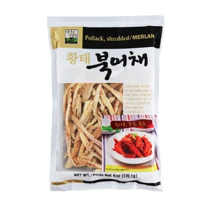 Jayone Korean Dried Shredded Pollack Korean Hwangtae Gourmet Fish Merlan 170g - Picture 1 of 1