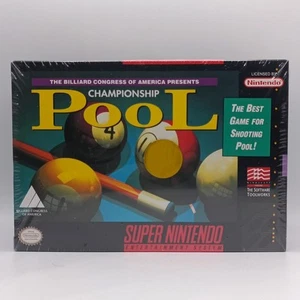 Championship Pool (Super Nintendo SNES, 1993) Brand New Sealed - Picture 1 of 15