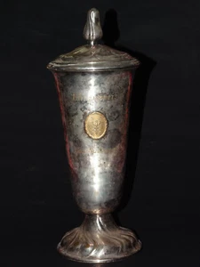 ADAC Ehrenpreis Pokal Gau Südbayern Deckel versilbert Preis Bayern - Bild 1 von 8