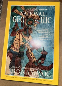 NATIONAL GEOGRAPHY. MAYA MASTERPIECE REVEALED AT BONAMPAK FEBRUARY 1995 - Imagen 1 de 10