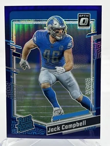 Jack Campbell RC 2023 Panini OPTIK lila 24/50 REFRAKTOR ROOKIE - Bild 1 von 3