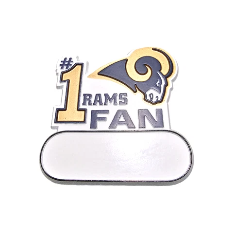 LOS ANGELES RAMS MAGNET #1 RAMS FAN SIZE: 3 BY 3 NEW Cover