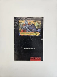 Super Ghouls 'N Ghosts (Super Nintendo) *Manual Only - Picture 1 of 3