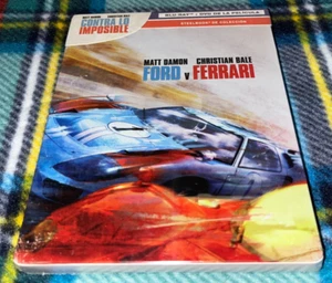 Ford v Ferrari Blu-Ray DVD Steelbook NEW Sealed - Picture 1 of 3