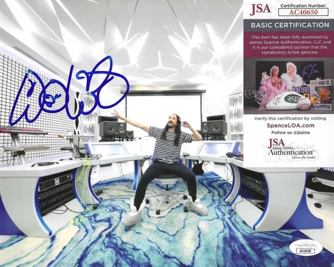 Steve Aoki Signed 8x10 Photo w/ JSA COA #AC40650 Cover