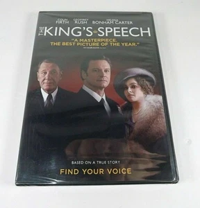 The King's Speech DVD Movie Widescreen Colin Firth, Groffrey Rush New Sealed - Picture 1 of 4