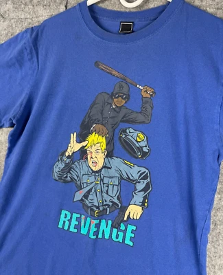 Fresh Jive T Shirt Men's Large Graphic Eazy-E Police Gangster Revenge RARE - Image 1 of 4