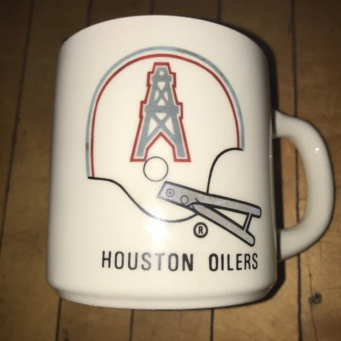 Vintage Houston Oilers Coffee Mug  NFL Collectiables Cover