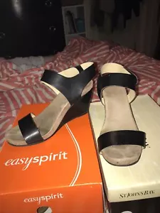 Chinese Laundry Tilly-Dream On Wedge Sandal - Women's Size 8.5 M - Black-EUC - Picture 1 of 12