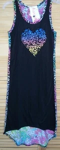 HAVEN GIRL nwt Rainbow Leopard Hi-Low Maxi Tank Dress~Girl's Size L~14~NEW~ - Picture 1 of 4