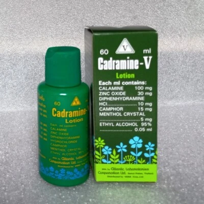  Cadramine-V Lotion 60 ml. for Prurigo Insect bite/Urticaria Eczema Itchy Rash - Image 1 of 4