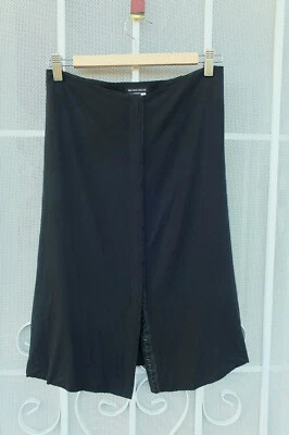 ANN DEMEULEMEESTER ~ Sz 40 Rayon Wool Skirt 54 Snaps all down the front BELGIUM - Image 1 of 4