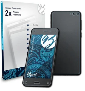 Bruni 2x Protective Film for Amazon Fire Phone Screen Protector - Picture 1 of 8