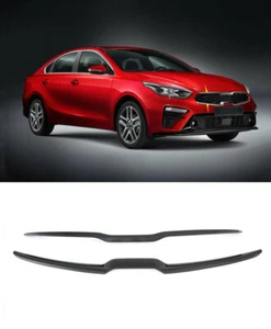Carbon Fiber Black Front Center Grille Stripe  For Kia Forte 2019-2020 - Picture 1 of 7
