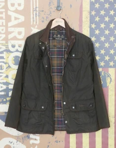 199£ Barbour Utility olivfarbene Damen-Wachsjacke Größe UK 14 US 10 EU 40 - Bild 1 von 7