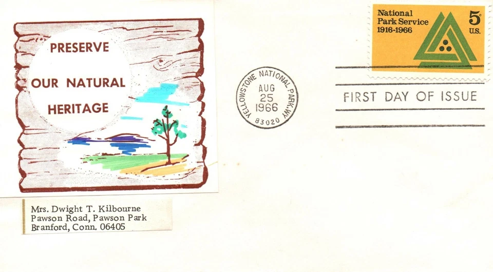 1966 FDC - "Preserve our Natural Heritage" - Better Cachet - F25110 - Image 1 of 2