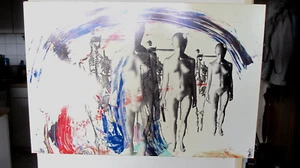 EROTIK 60 x 90 cm PopAr / Bild/AluDibond / Druck/ SIGNIERT 1 / 67 UNBESCHÄDIGT - Bild 1 von 4