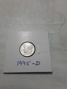 Moneda de diez centavos Roosevelt 1995-D de colección de Estados Unidos - Imagen 1 de 2