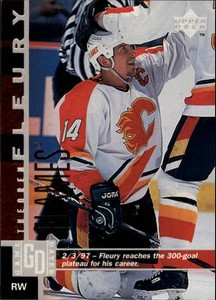 1997-98 Upper Deck Calgary Flames Hockey Card #232 Theo Fleury