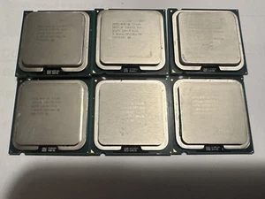 LOT OF 6 PIECES INTEL CORE E7600 CPU PROCESSORS - Picture 1 of 1