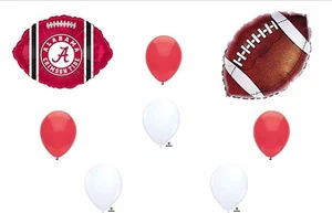 8 BALLOONS ALABAMA football party alumni graduation favors university reunion - Picture 1 of 1