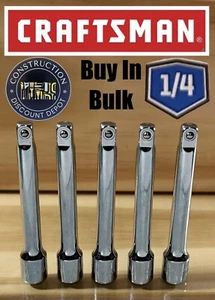 Bulk of 5 Wholesale Lot Craftsman 1/4" x 3" Extension Bar 43539 - Picture 1 of 3